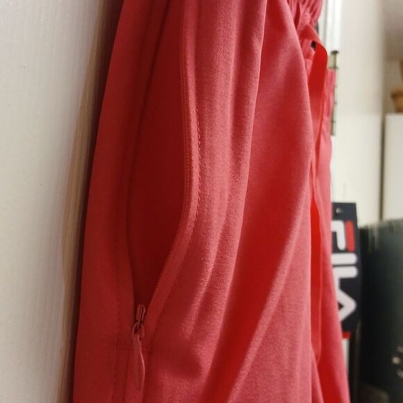 Fila Women's Pink W/RED HINT Training Shorts Dexterity Woven Short Size XL NWT - Picture 5 of 10